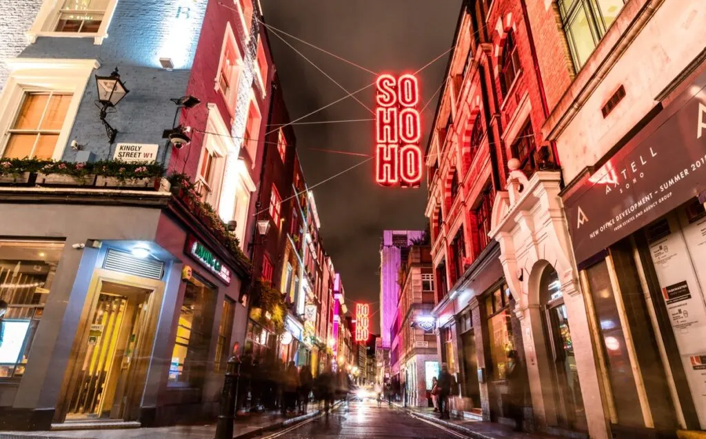 Soho est un indispensable lors d'un week-end de 3 jours à Londres