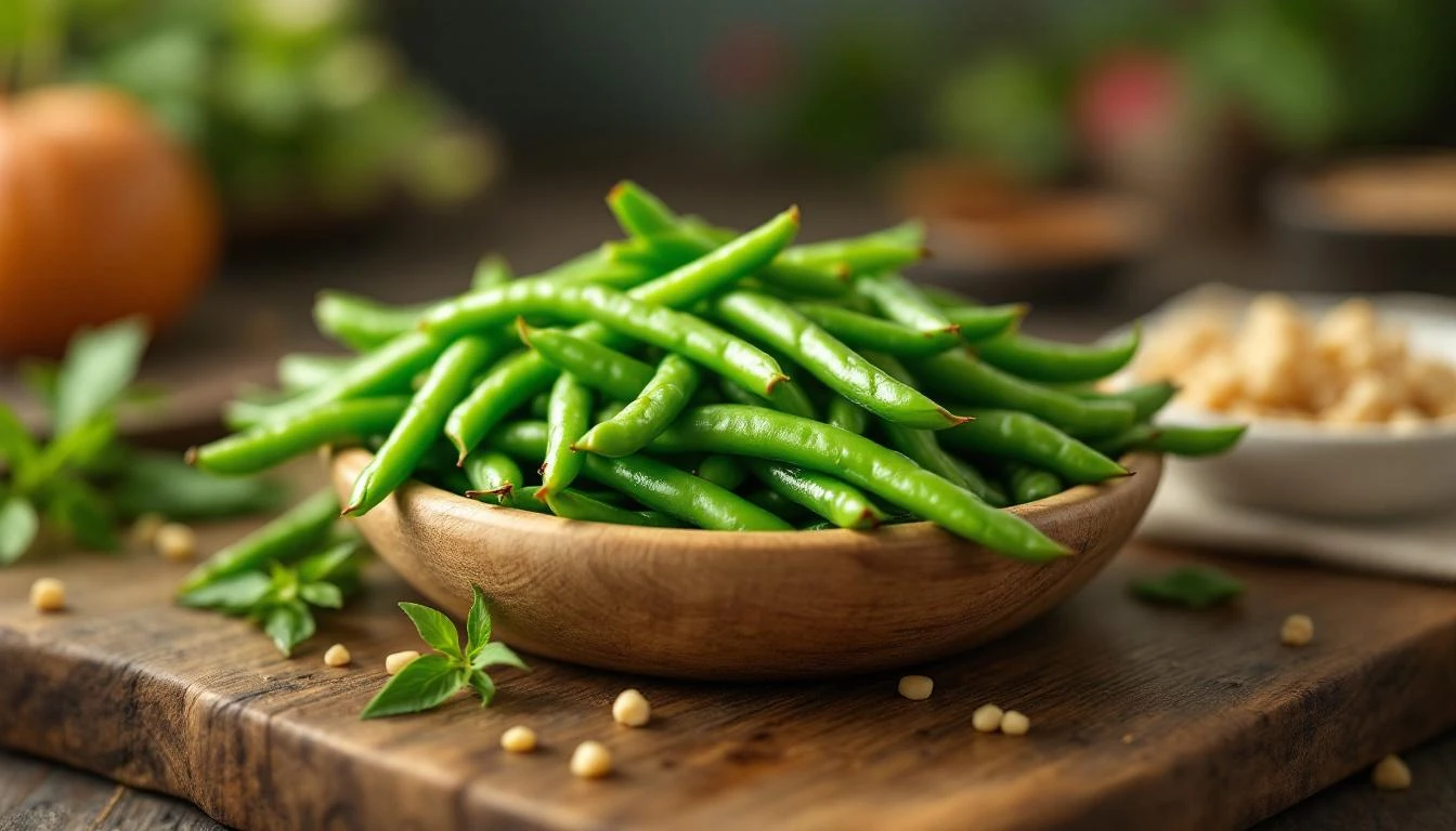 Cuisson des haricots verts