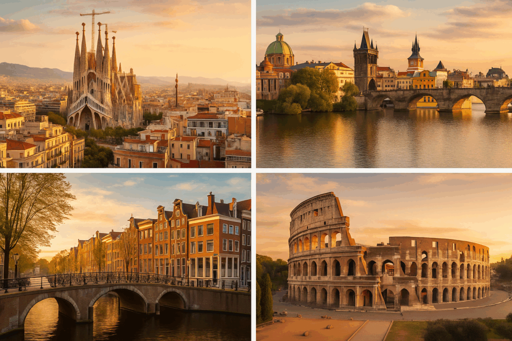 Europe pour un voyage de noces