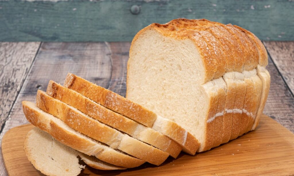 Tranches de pain blanc